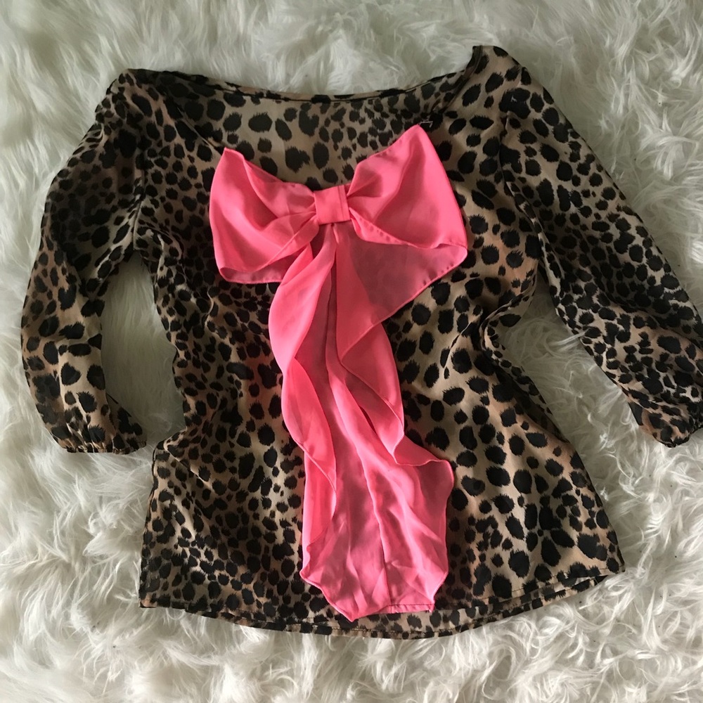 Leopard Print Blouse